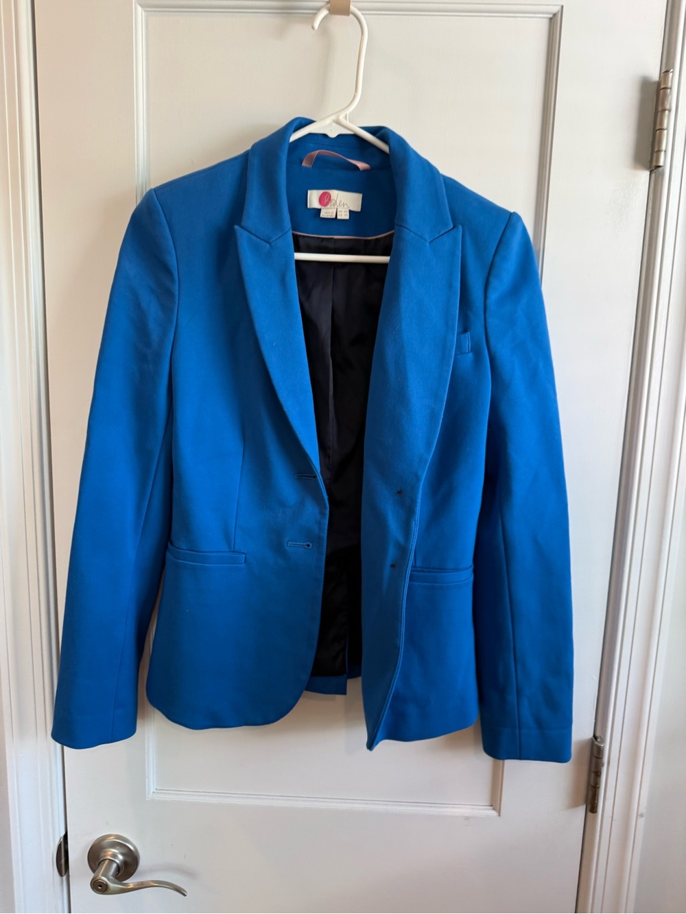 Boden Bright Blue Tailored Two-Button Women's Blazer - Size 4